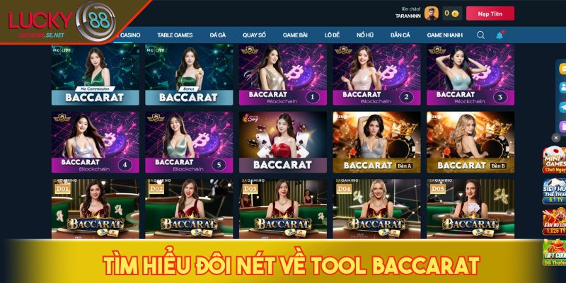 Tìm hiểu đôi nét về tool baccarat